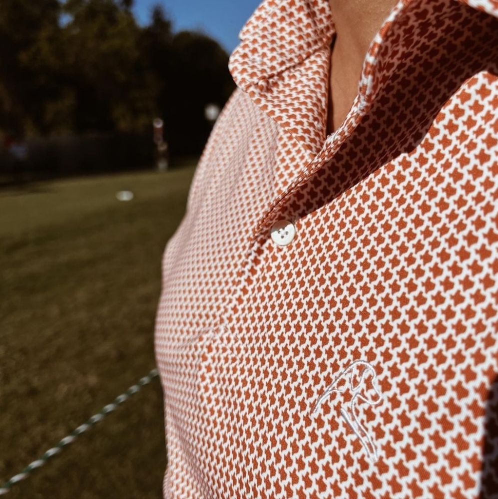 Rhoback Texas The Horns polo L new with tags